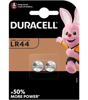 Батерия алкална LR44  AG13  2pk блистер 1,55V  DURACELLна ниска цена с бърза доставка - BestPC.BG