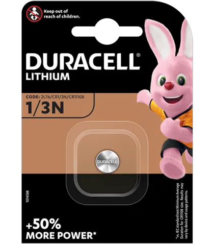 Литиева батерия CR-1-3N  3V  за глюкомери и фото DURACELL DL1-3Nна ниска цена с бърза доставка - BestPC.BG