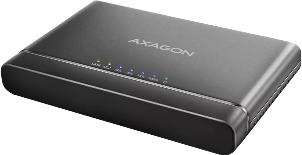 Кутия/Чекмедже за HDD AXAGON ADSA-CC, 1x M.2 NVMe, SATA 3 6 Gb/s, 1x USB Type C, 2280, 2260, 2224на ниска цена с бърза доставка - BestPC.BG