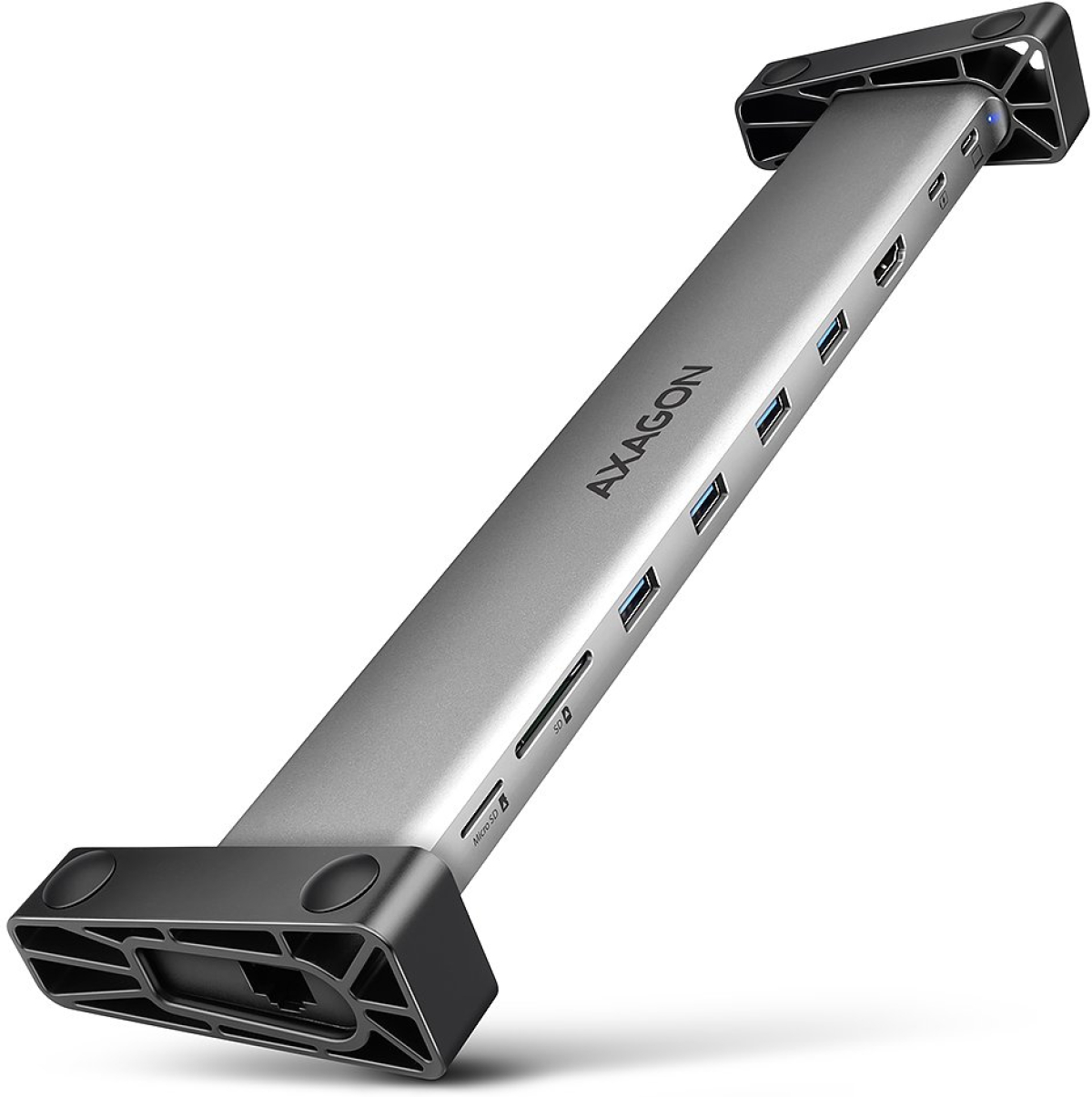 Докинг станция AXAGON HMC-10HLS, 1x USB Type-C, HDMI 4096 x 2160, 1Gbps, 100W, USB 3.2, 5Gbpsна ниска цена с бърза доставка - BestPC.BG