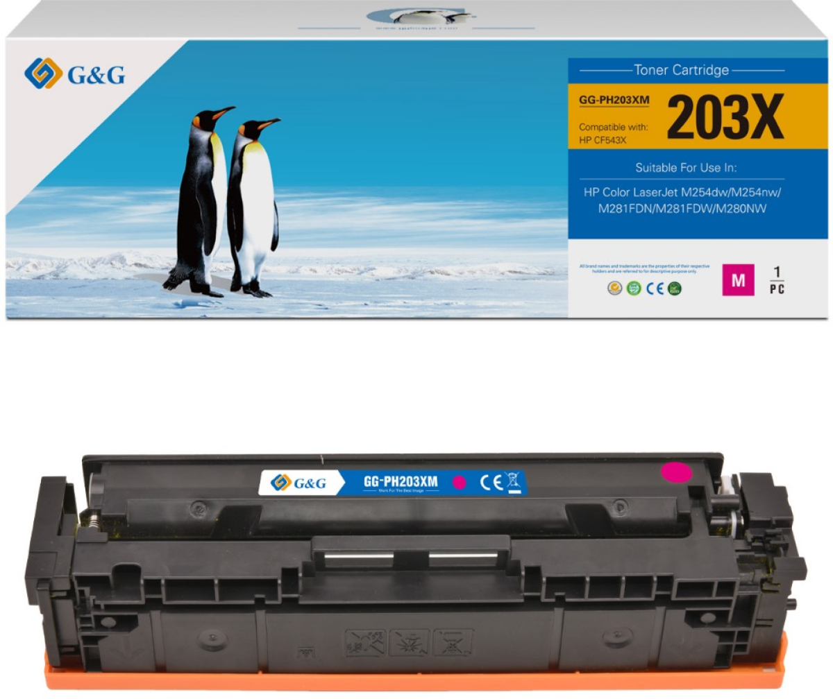 Тонер за лазерен принтер HP Color LaserJet Pro M254nw/M254dw/MFP M280nw/ magentaна ниска цена с бърза доставка - BestPC.BG