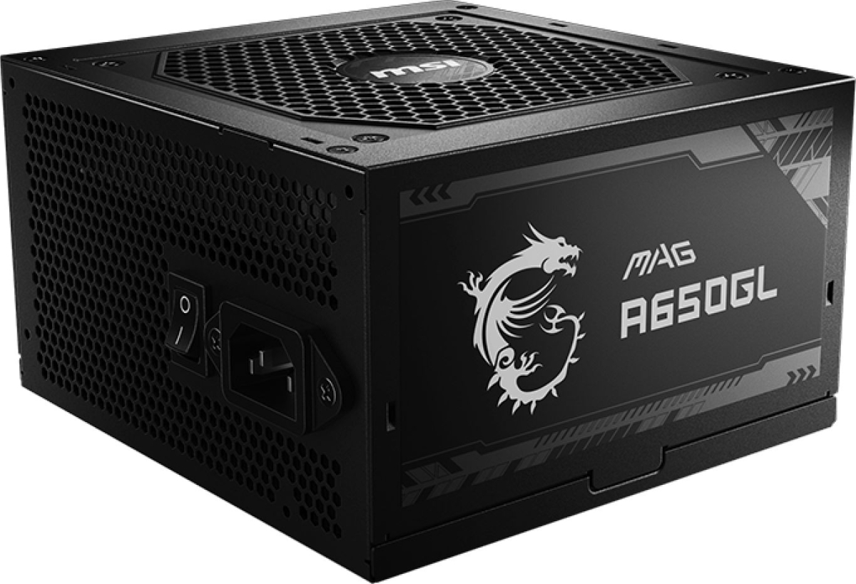 Захранване MSI MAG A650GL, 650W, Active PFC, 120 мм вентилатор, Модулно, 80 Plus Goldна ниска цена с бърза доставка - BestPC.BG