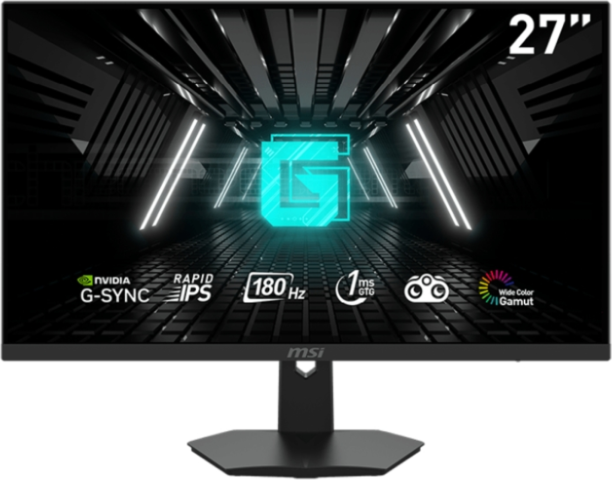 Монитор Геймърски MSI G274F, 27" 1920x1080 FHD, LED, Rapid IPS 250 nits, 180Hz, 1ms, HDMI, DPна ниска цена с бърза доставка - BestPC.BG