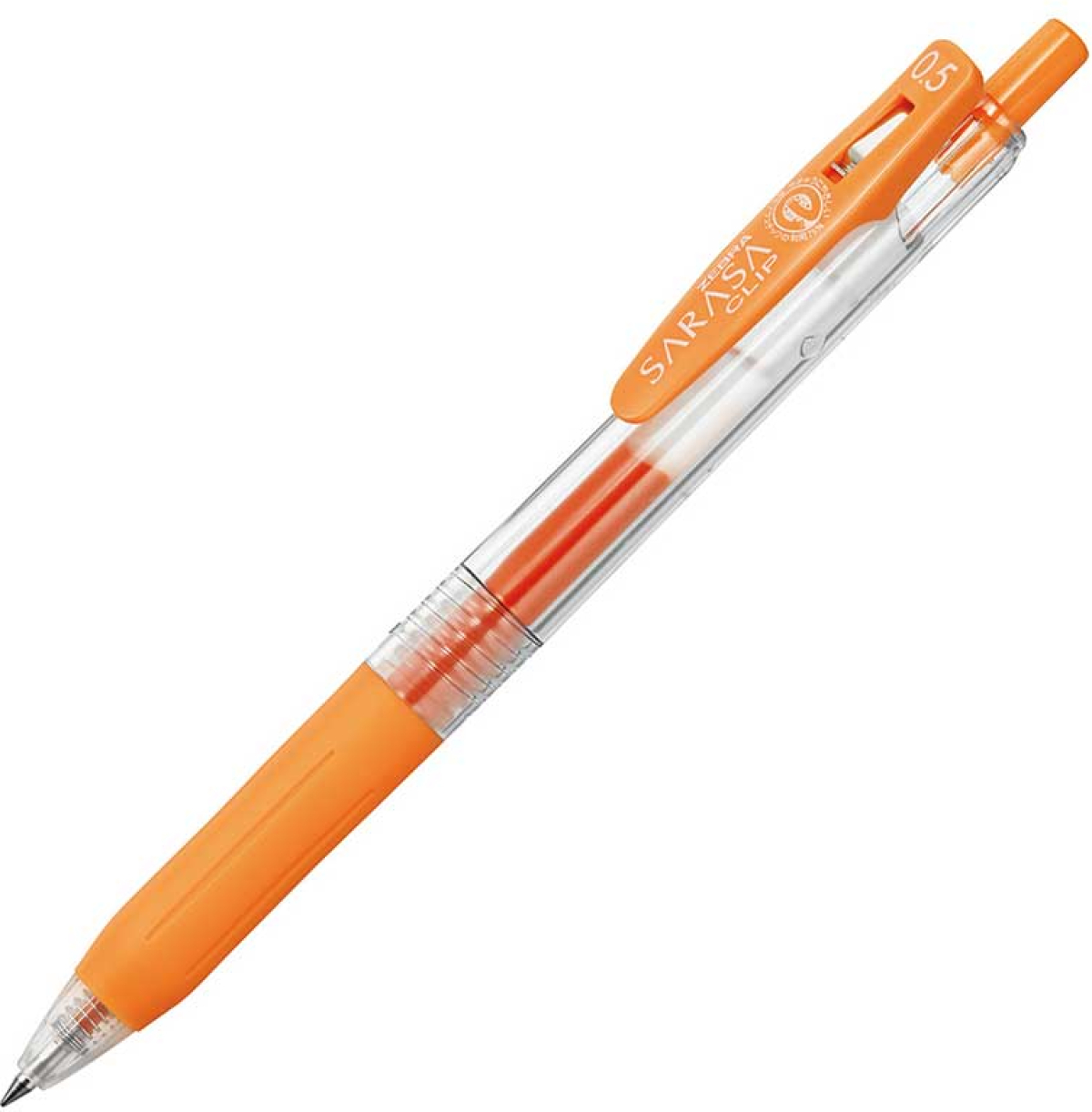 Zebra Гел ролер Sarasa Clip, автоматичен, 0.5 mm, оранжевна ниска цена с бърза доставка - BestPC.BG