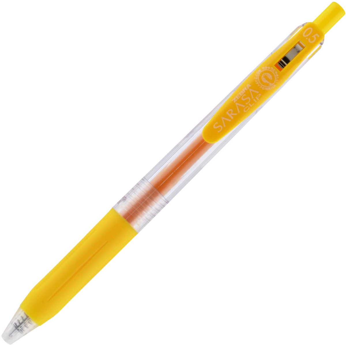 Zebra Гел ролер Sarasa Clip, автоматичен, 0.5 mm, тъмножълтна ниска цена с бърза доставка - BestPC.BG