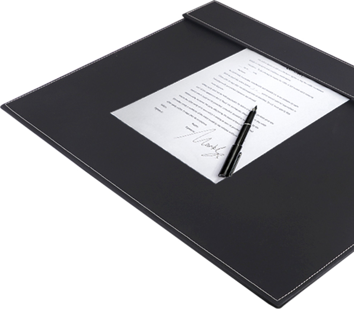 Foska Подложка за бюро, кожена, 60 х 40 cm, чернана ниска цена с бърза доставка - BestPC.BG