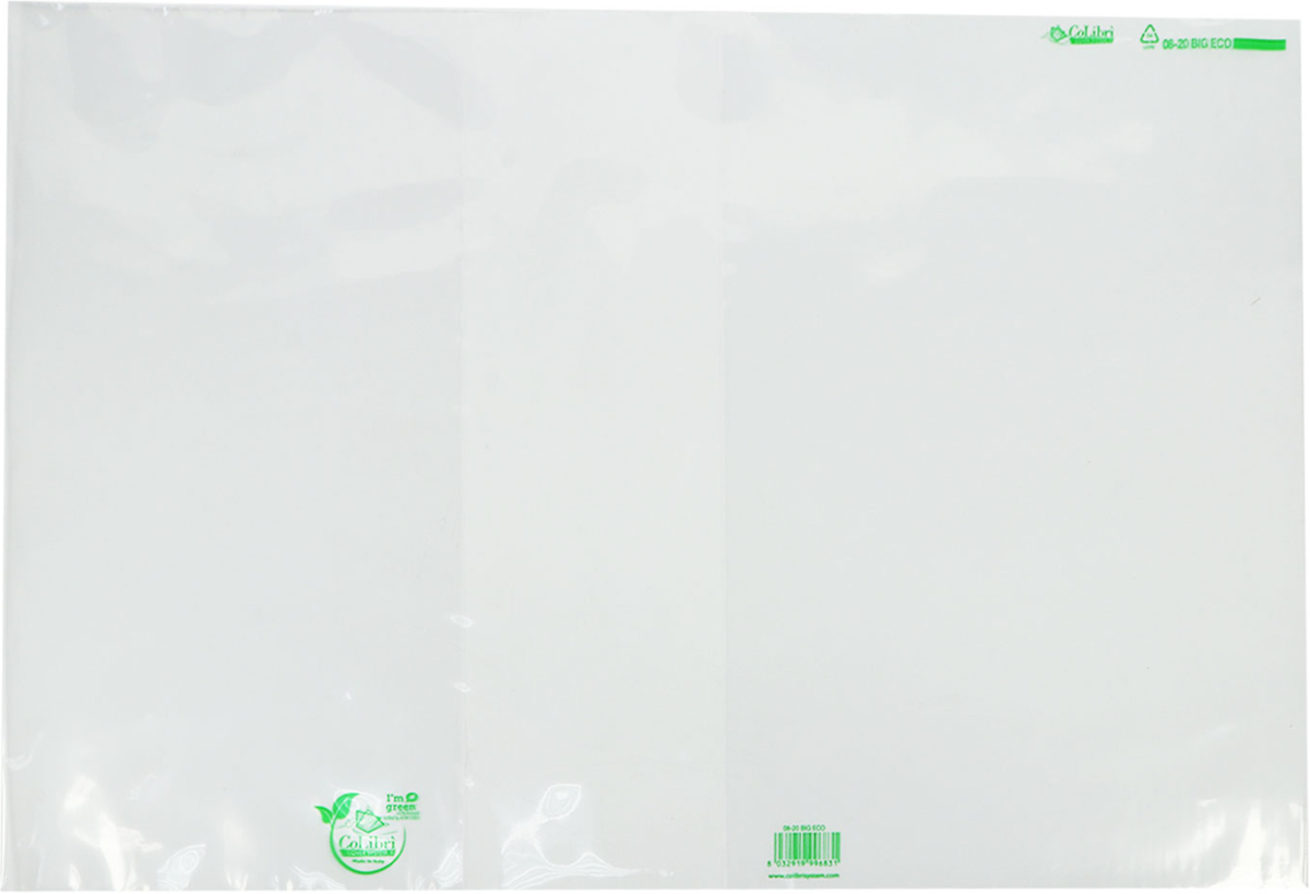 Colibri Подвързия Big Eco, прозрачна, 63 x 43 cm, 125 брояна ниска цена с бърза доставка - BestPC.BG