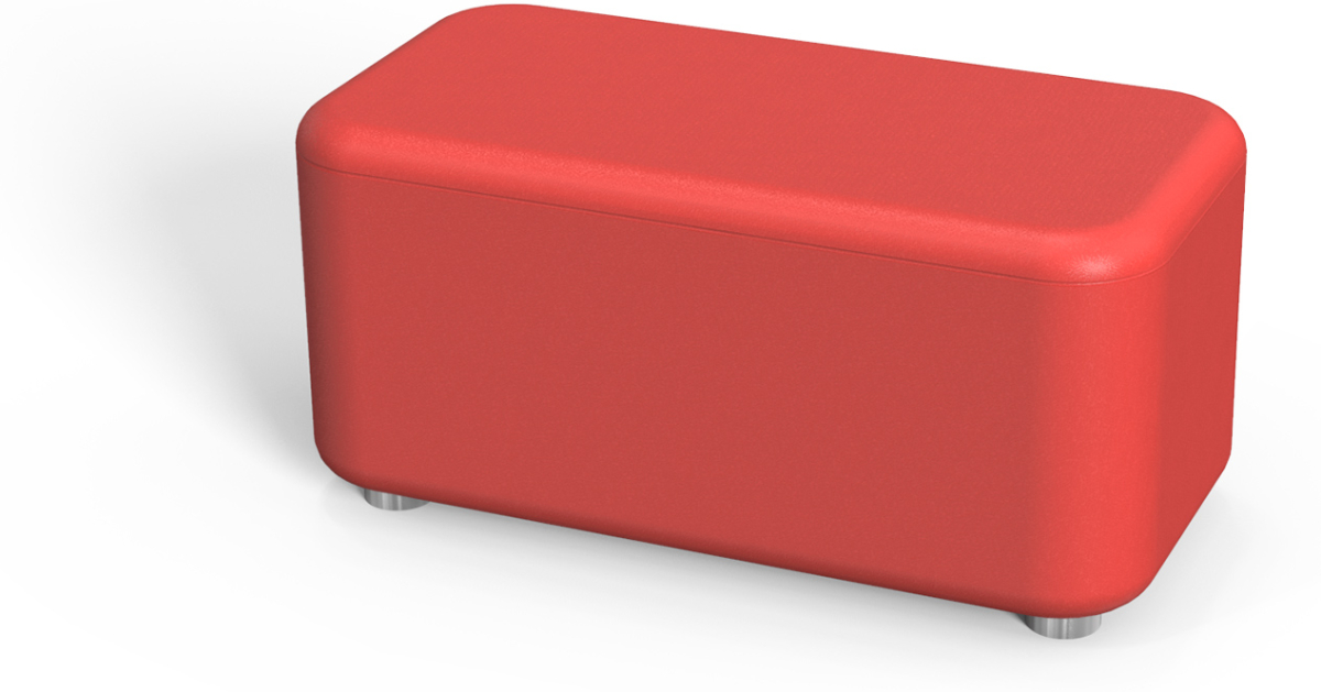 RFG Табуретка Line, 120 х 60 х 43H, екокожа, Червенна ниска цена с бърза доставка - BestPC.BG