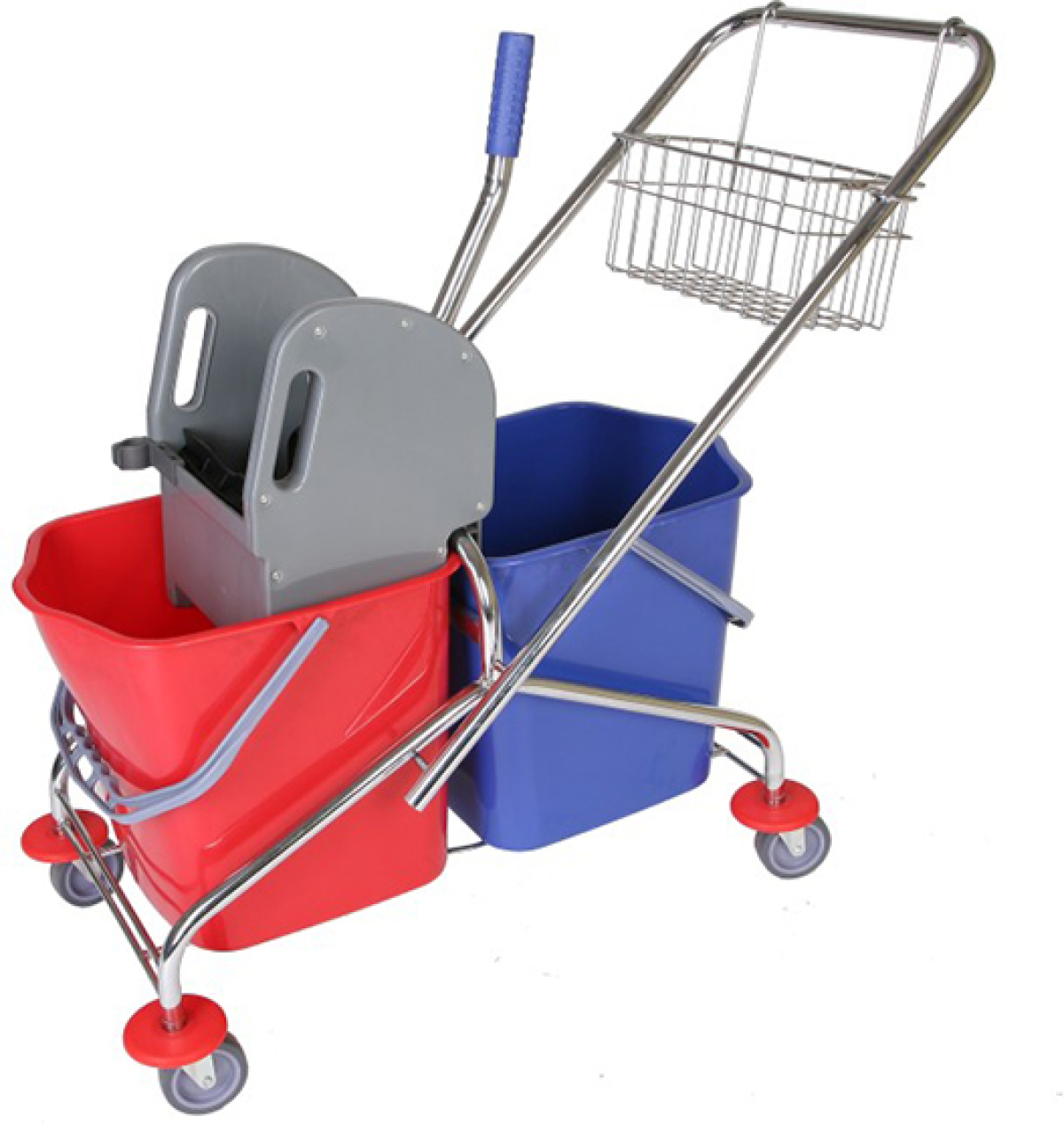 Продукт Office1 Количка за почистване, алуминиева, с преса, 86 х 41 х 90 cm, 2 x 23 Lна ниска цена с бърза доставка - BestPC.BG