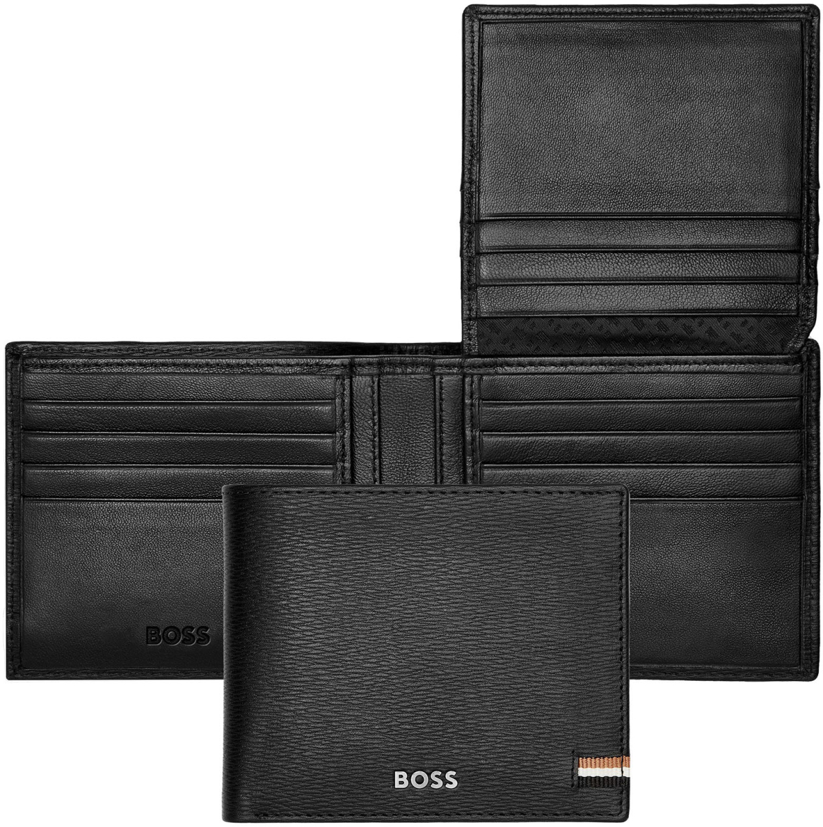 Продукт Hugo Boss Портфейл Iconic, с капак, Черенна ниска цена с бърза доставка - BestPC.BG