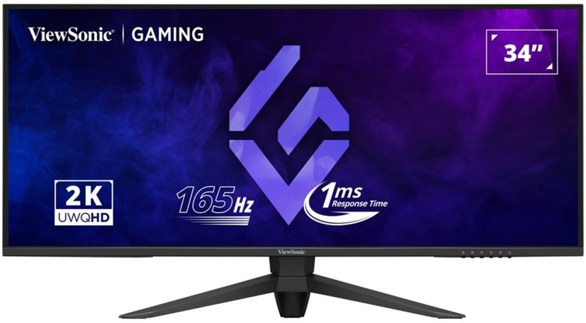 Монитор VIEWSONIC VX3480-2K-PRO, 34inch FLAT 3440x1440, 21:9, 2xHDMI DP, 165 Hz, 300 cd/m2, 1 ms, AMD FreeSync Premiumна ниска цена с бърза доставка - BestPC.BG