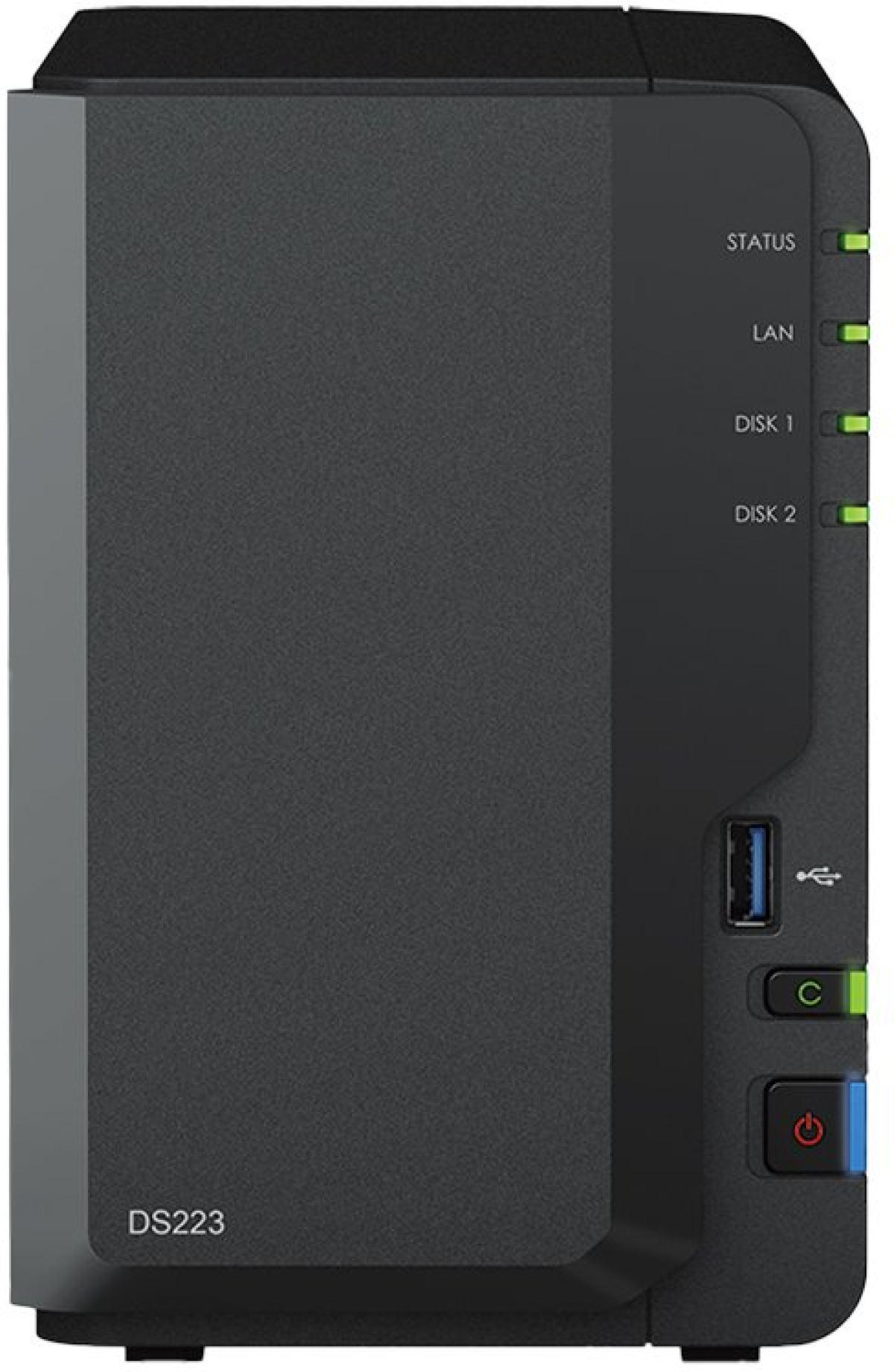Мрежов сторидж (NAS/SAN) Synology DiskStation DS223, Tower, 2-bays 3.5\'\' SATA HDD/SSD, CPU 4-core 1.7 GHzна ниска цена с бърза доставка - BestPC.BG