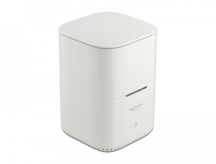 Докинг станция Delock 63331, USB-C, 2 x M.2 NVMe PCIe, 10 Gbps, функция клониране, Бялна ниска цена с бърза доставка - BestPC.BG