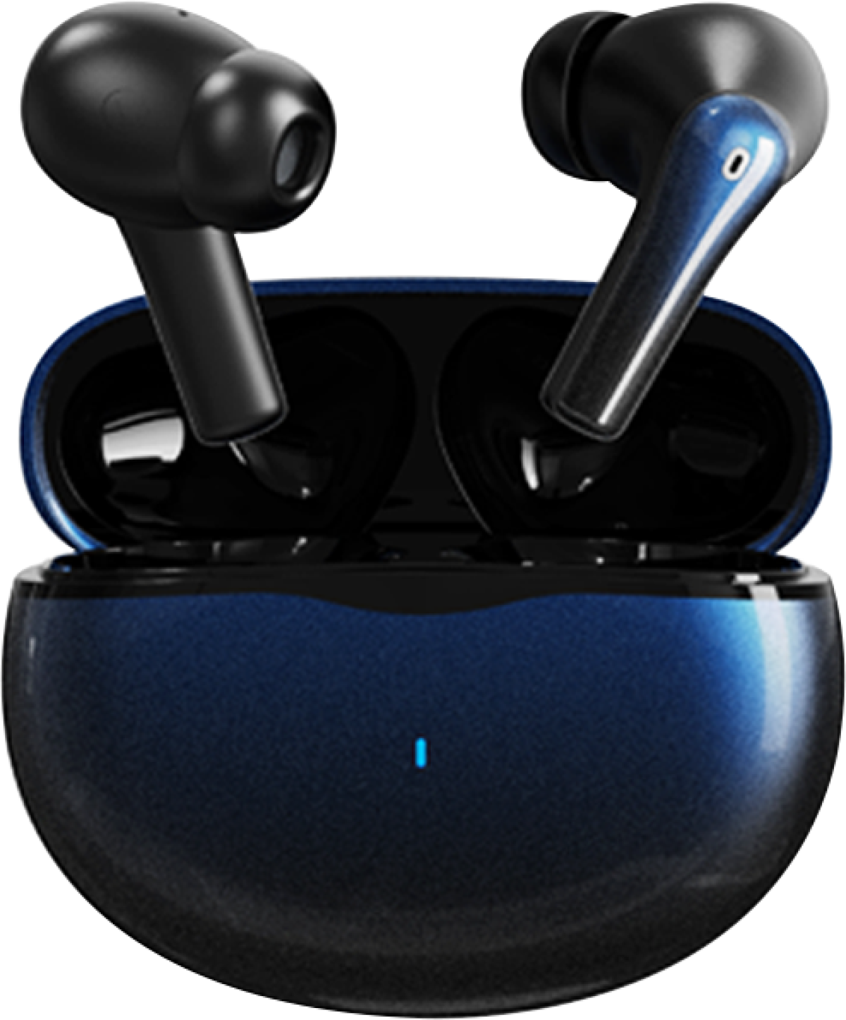 Безжични слушалки DEVIA TWS-M4 Earphone Smart Deep Blueна ниска цена с бърза доставка - BestPC.BG