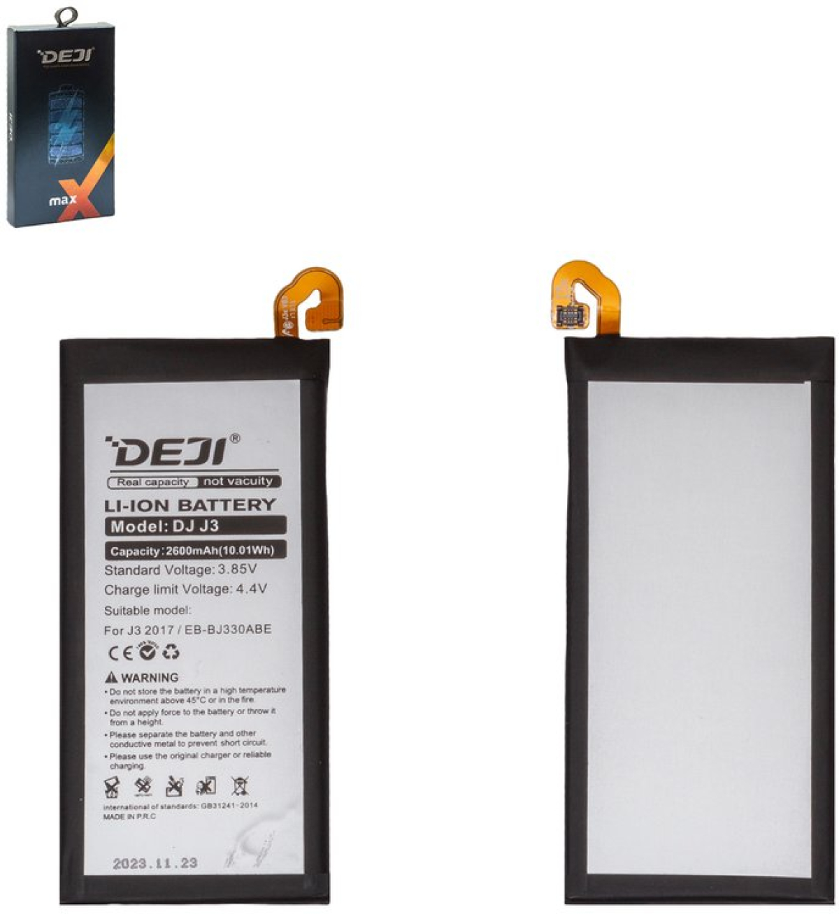 Батерия за смартфон EB-BJ330ABE Samsung Galaxy J3 2017, 3.8V, 2400mAhна ниска цена с бърза доставка - BestPC.BG