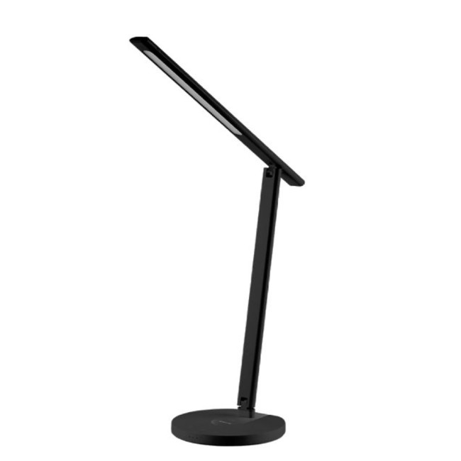 Tellur Smart WiFi лампа за бюро, 12W, Qi 10W, USB 10W, регулируема, черенна ниска цена с бърза доставка - BestPC.BG