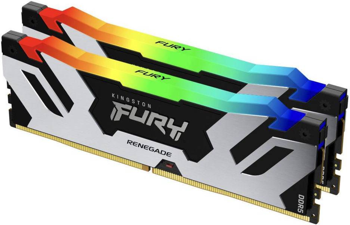 Памет 2x 32GB DDR5 6400 Kingston Fury Renegade RGB Intel XMPна ниска цена с бърза доставка - BestPC.BG