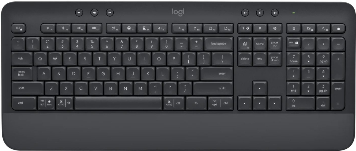 Клавиатура Logitech Signature K650, Безжична, QWERTY, малък Enter, Черенна ниска цена с бърза доставка - BestPC.BG