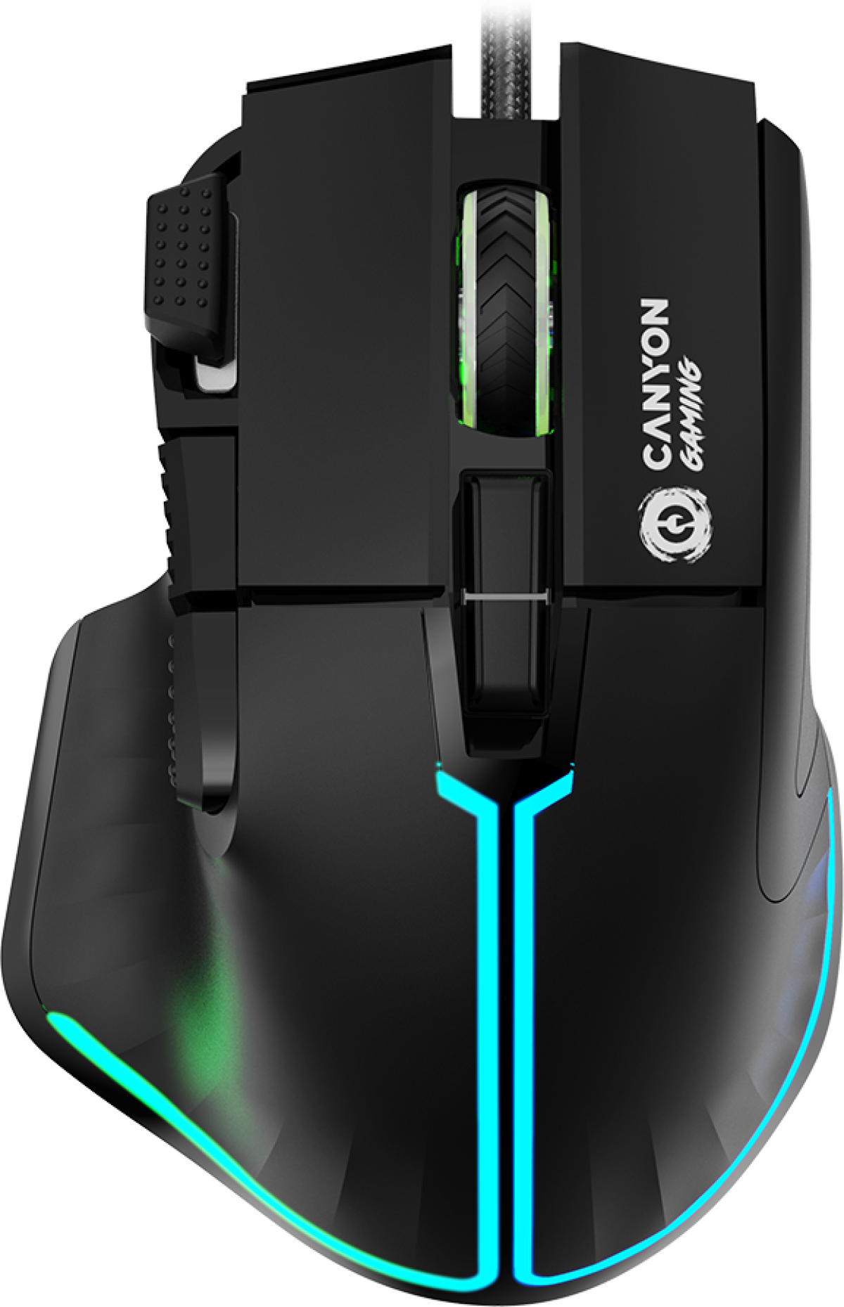 Мишка Геймърска CANYON Fortnax GM-636, 9keys Gaming wired mouse, Sunplus 6662, DPI 20000 Чернана ниска цена с бърза доставка - BestPC.BG