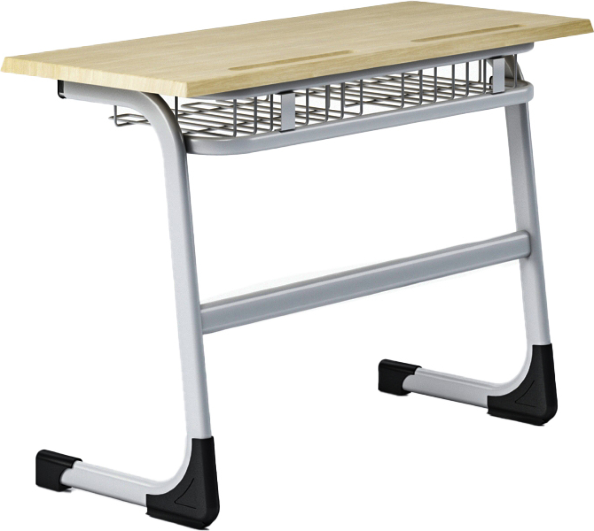 Бюро RFG Ученически чин Edu, двоен, над VIII клас, 1100 х 450 х 750 мм, плот дъб, Сив метална ниска цена с бърза доставка - BestPC.BG