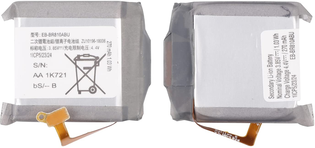 EB-BR810ABU батерия за смарт часовник Samsung, 3.85V, 270mAhна ниска цена с бърза доставка - BestPC.BG