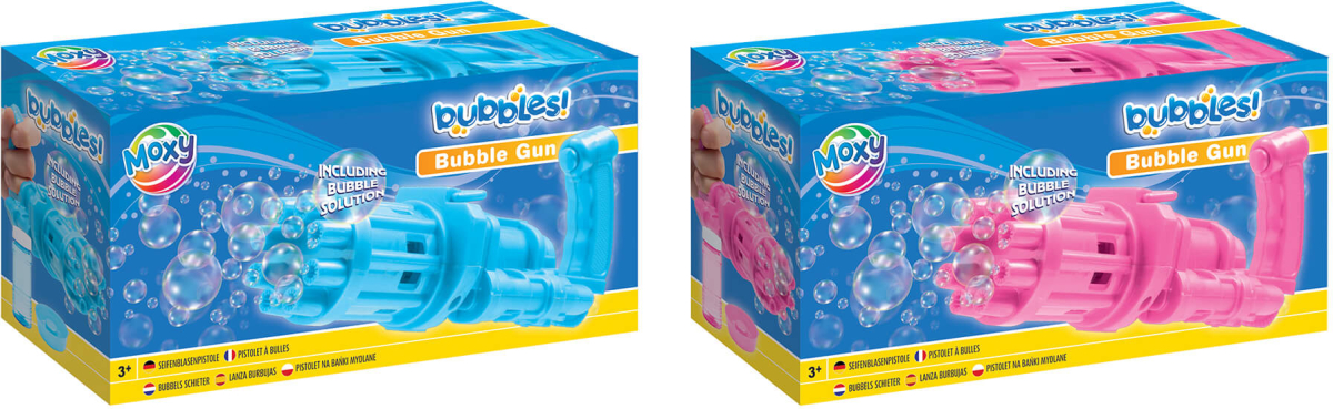 Moxy Пистолет за балончета, с пълнител, 50 ml, асорти, 48 брояна ниска цена с бърза доставка - BestPC.BG