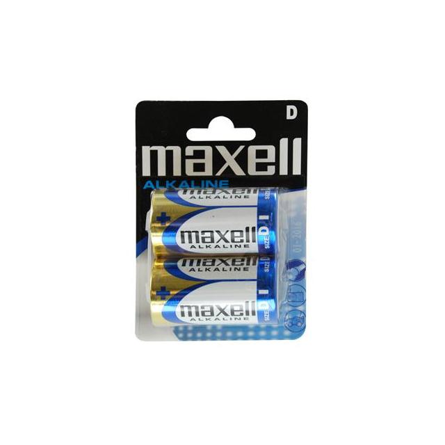 Алкална батерия MAXELL LR20 -2 бр. в опаковка- 1.5Vна ниска цена с бърза доставка - BestPC.BG