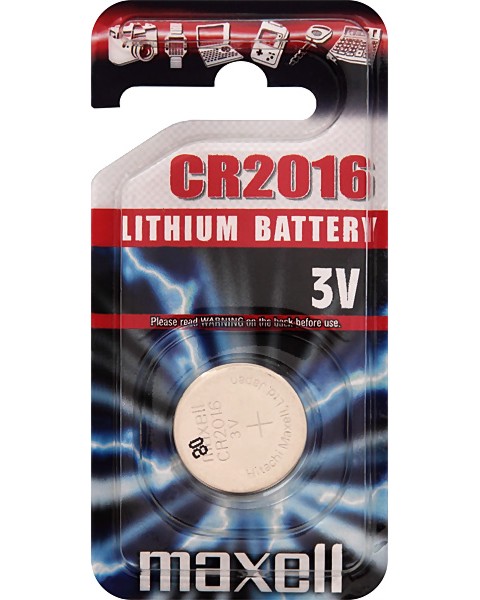 Бутонна литиева батерия MAXELL CR2016 3Vна ниска цена с бърза доставка - BestPC.BG