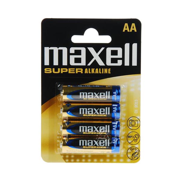 Супералкални батерии MAXELL LR03 XL -4 бр. в опаковка- 1.5Vна ниска цена с бърза доставка - BestPC.BG