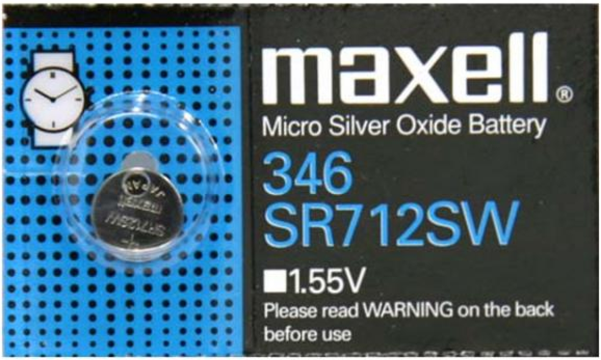Бутонна батерия сребърна MAXELL SR712 SW 1.55V  - 346на ниска цена с бърза доставка - BestPC.BG