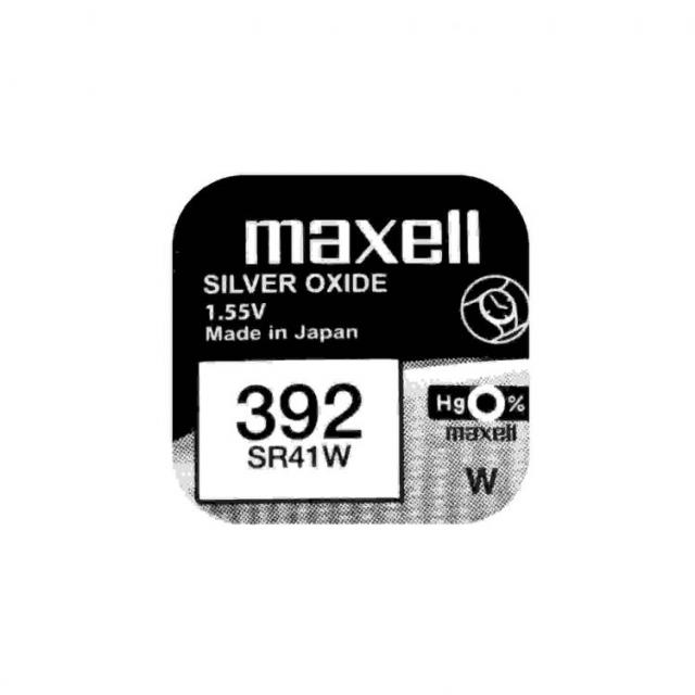Бутонна батерия сребърна MAXELL SR41 SW -384- AG3   1.55Vна ниска цена с бърза доставка - BestPC.BG