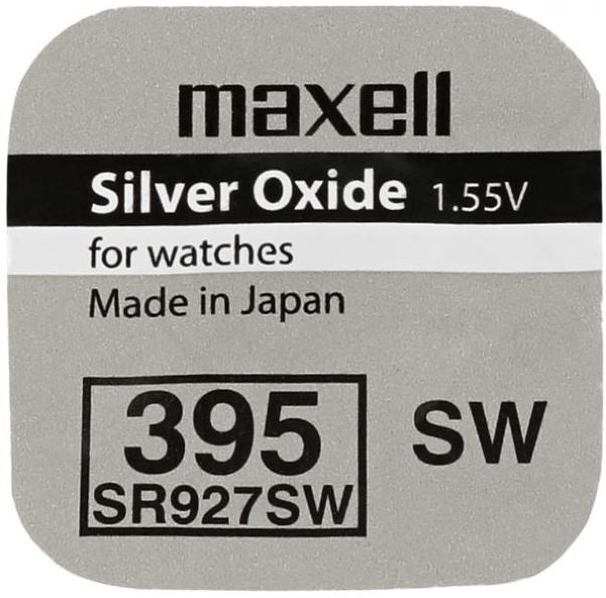 Бутонна батерия сребърна MAXELL SR927 SW -395-399-  AG7   1.55Vна ниска цена с бърза доставка - BestPC.BG