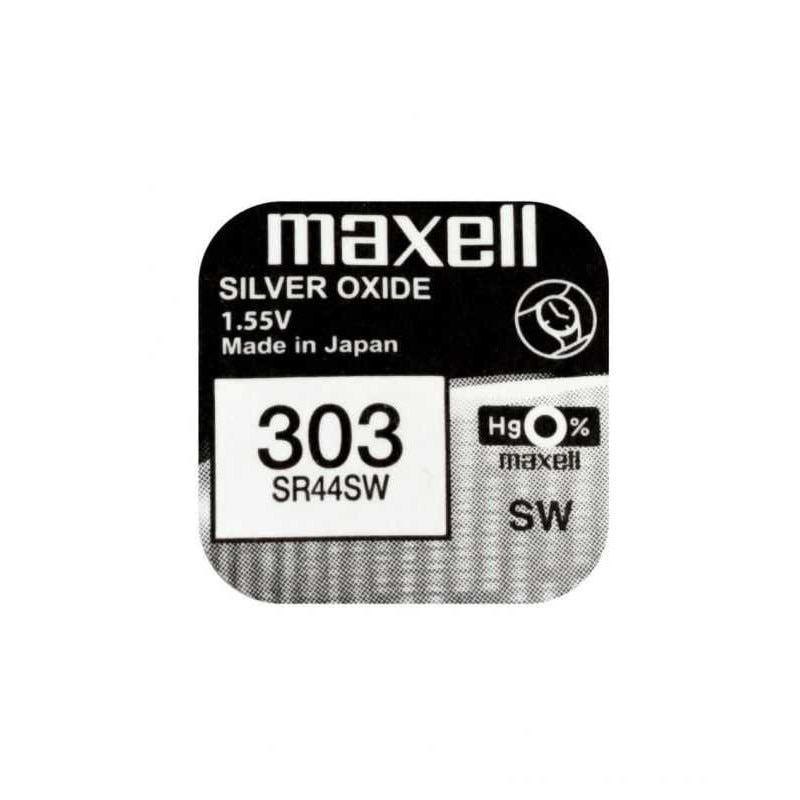 Бутонна батерия сребърна MAXELL SR44 SW-357-   1.55Vна ниска цена с бърза доставка - BestPC.BG