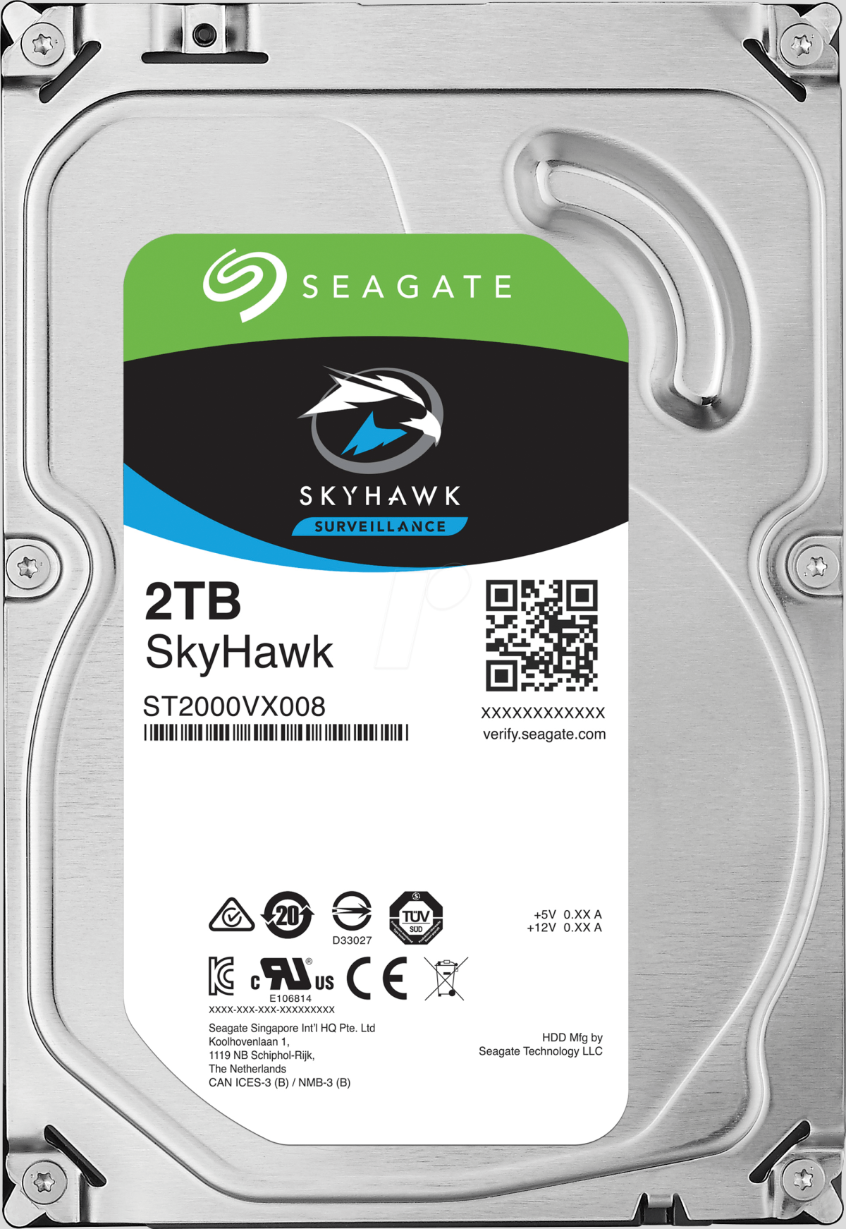 Хард диск SEAGATE SkyHawk 2TB - ST2000VX017на ниска цена с бърза доставка - BestPC.BG