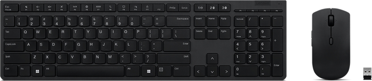 Клавиатура Lenovo Professional Wireless Rechargeable Combo Keyboard and Mouse-US Euroна ниска цена с бърза доставка - BestPC.BG
