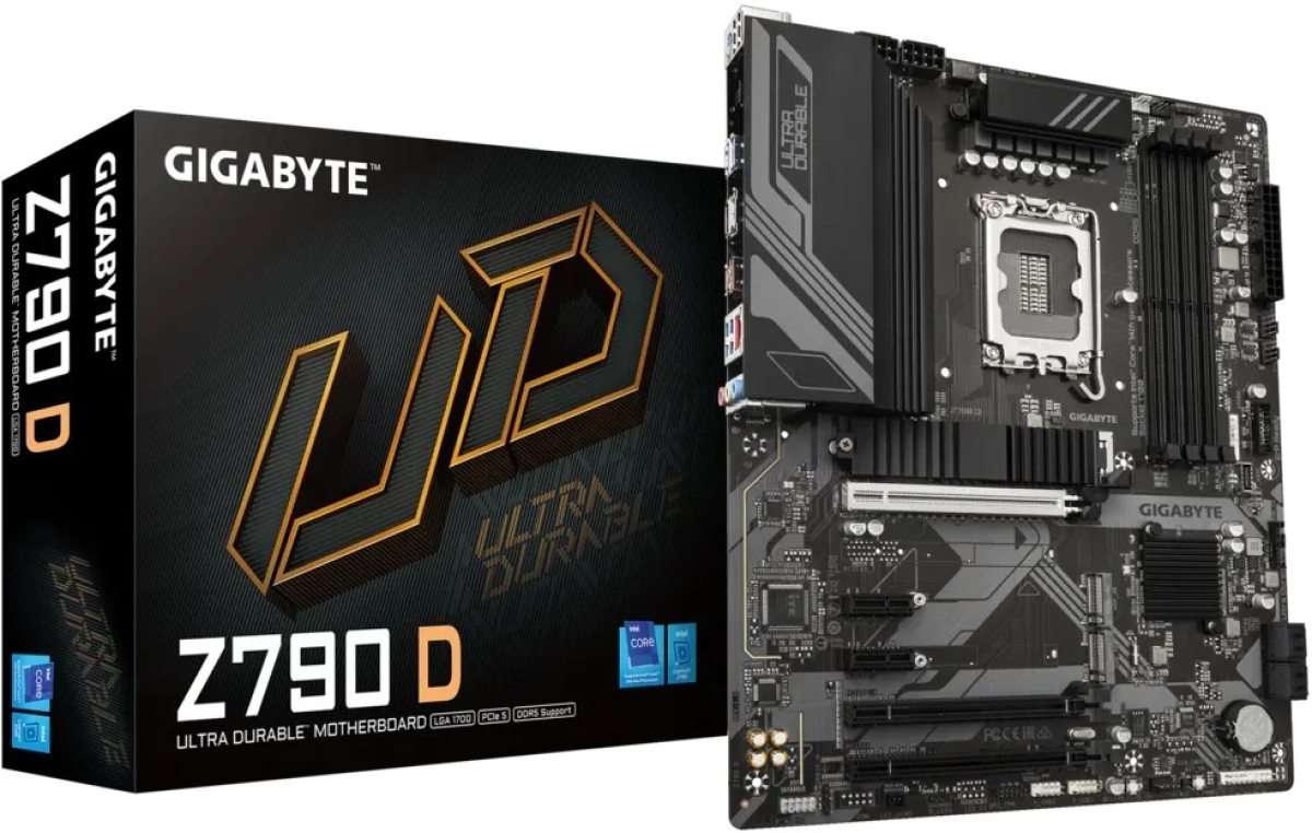 Дънна платка GIGABYTE Z790 D, LGA1700, ATX, 4х DDR5, HDMI, 2500 Mb/s, 7.1 CH HD Audioна ниска цена с бърза доставка - BestPC.BG