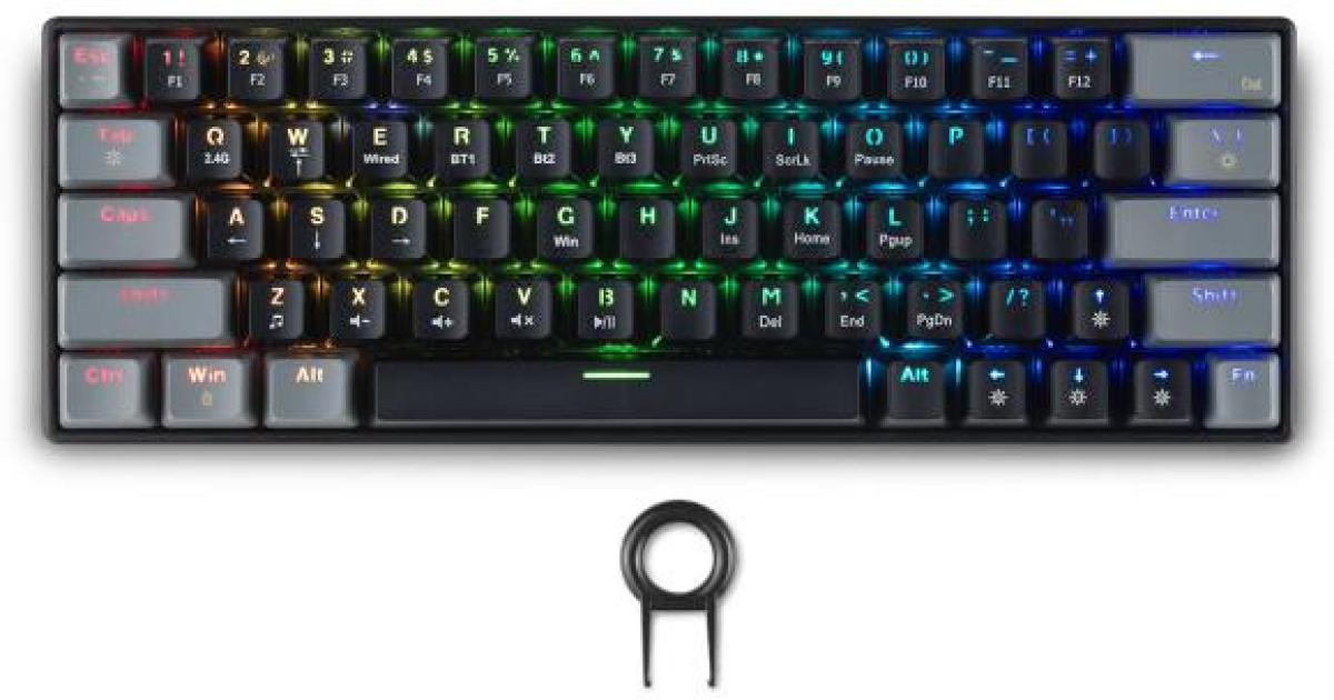 Геймърска безжична клавиатура Spartan Gear Pegasus 2 RGB, Черна/Сивана ниска цена с бърза доставка - BestPC.BG