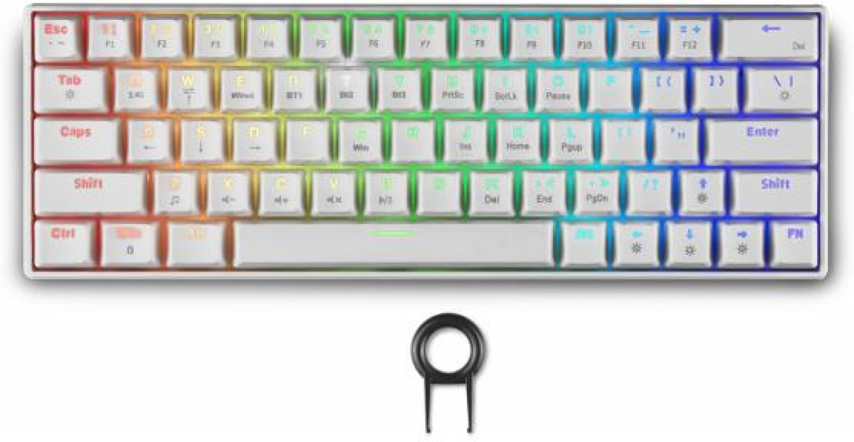 Геймърска безжична клавиатура Spartan Gear Pegasus 2 RGB Бялана ниска цена с бърза доставка - BestPC.BG