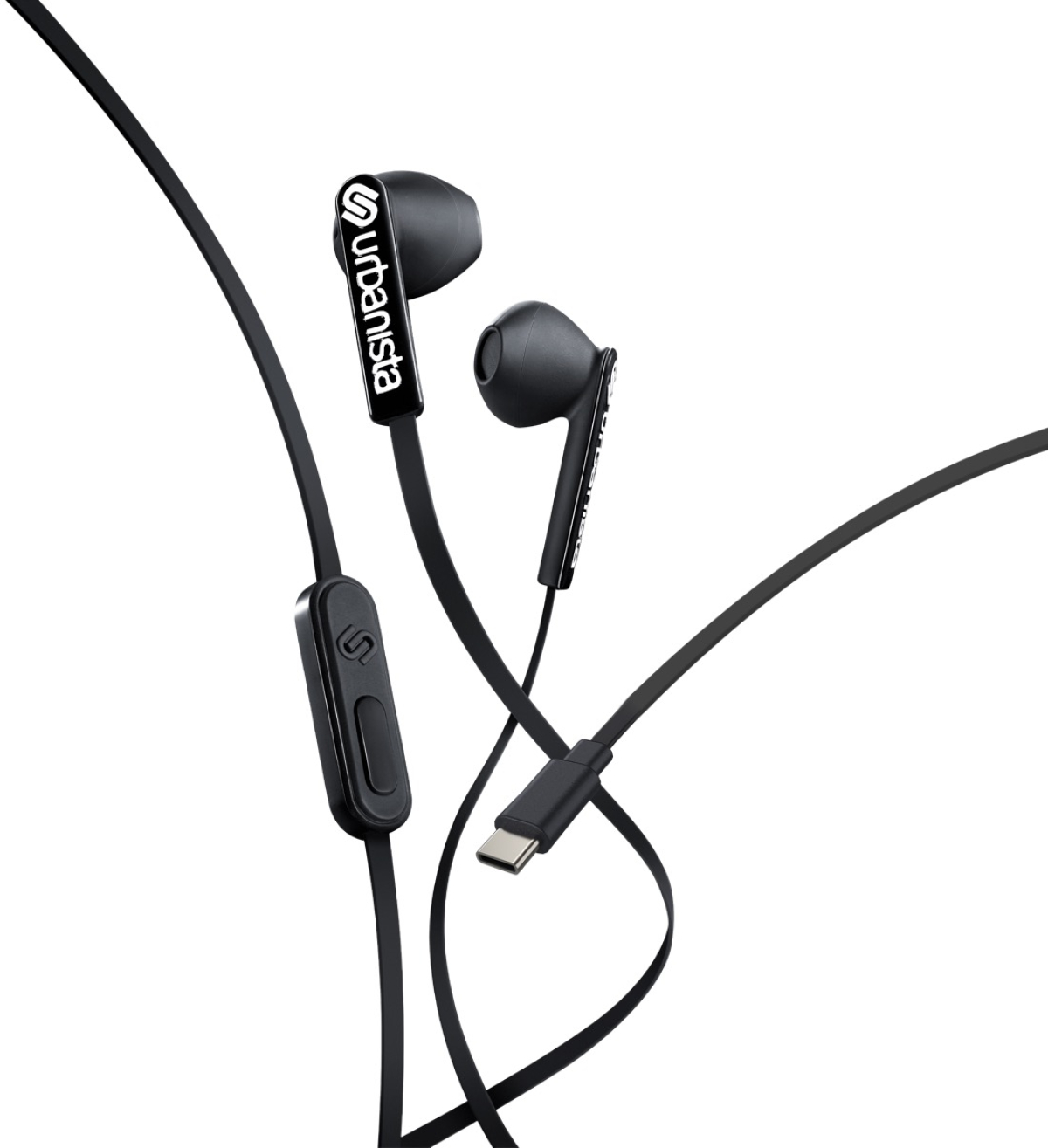 Слушалки Urbanista San Francisco, Usb Type-C, жак, 85cm кабел, 14.2 mm, 20-20000 Hz, In-Еаr, Черенна ниска цена с бърза доставка - BestPC.BG