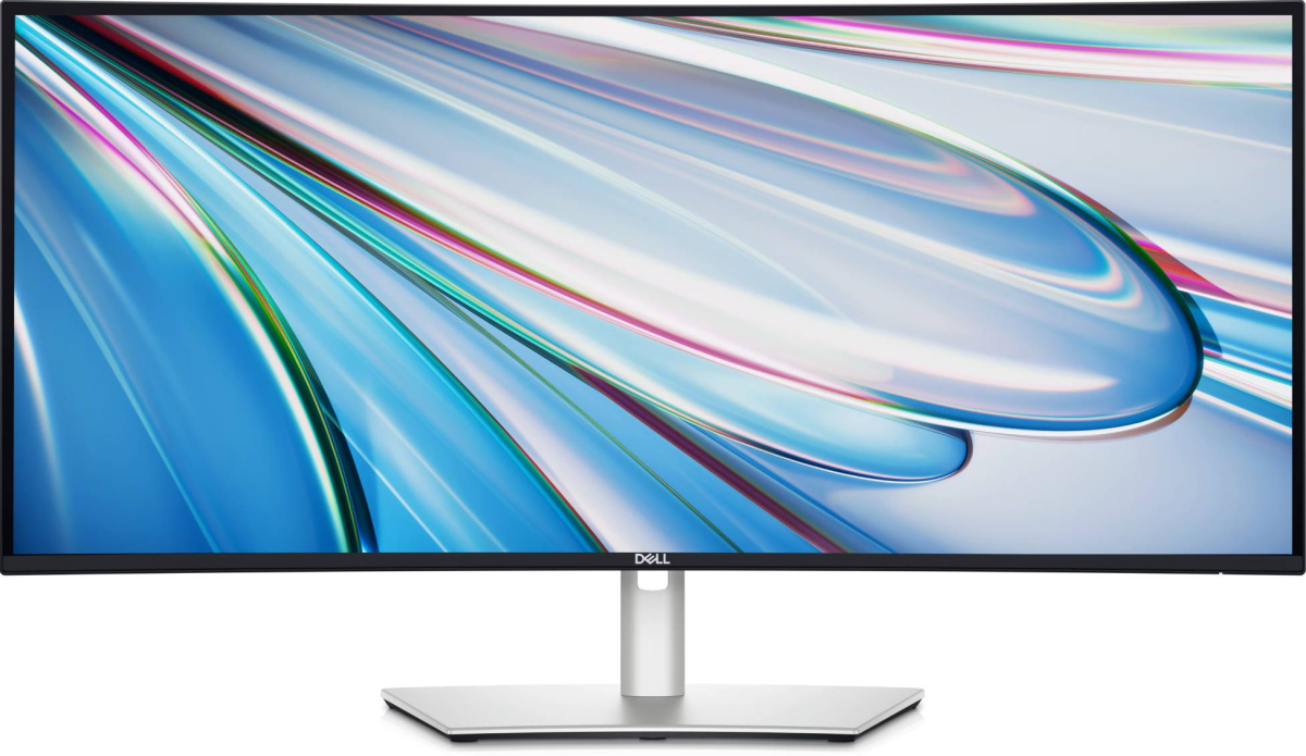 Монитор Геймърски DELL UltraSharp U3425WE, 34.14", 3440x1440, 1900R, DP, HDMI, 2x 5W, Сребристна ниска цена с бърза доставка - BestPC.BG