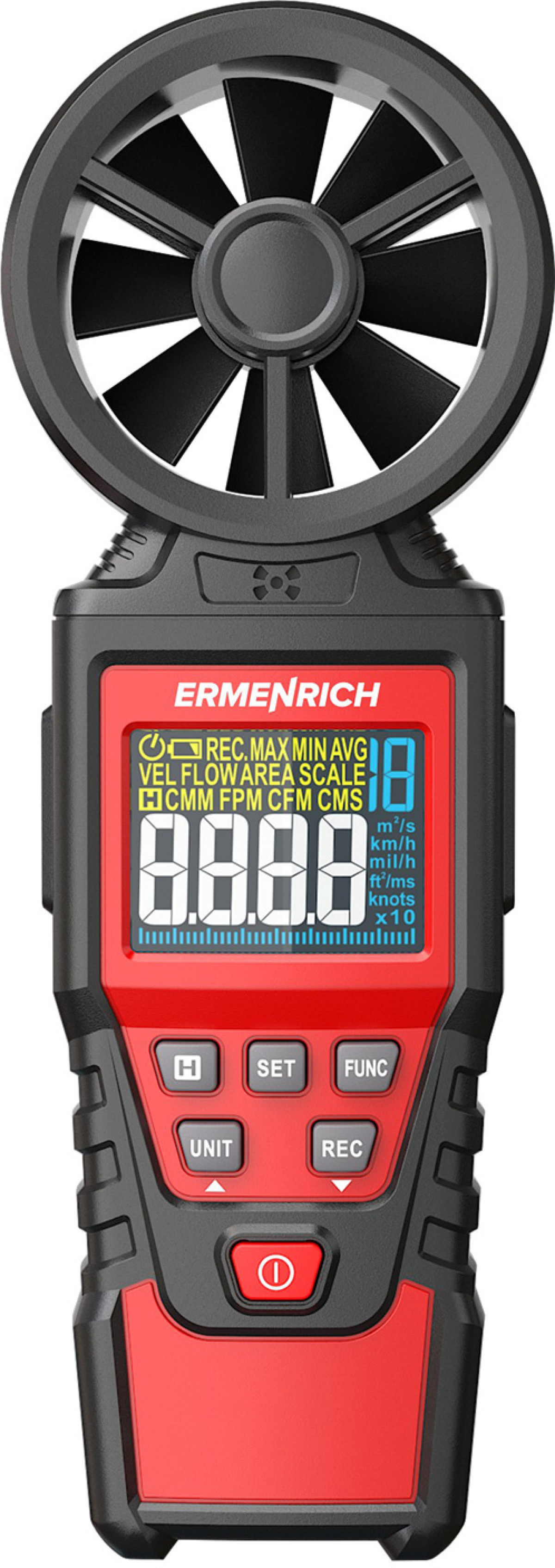 Инструмент/Тестер Цифров анемометър Ermenrich Seek DN20на ниска цена с бърза доставка - BestPC.BG