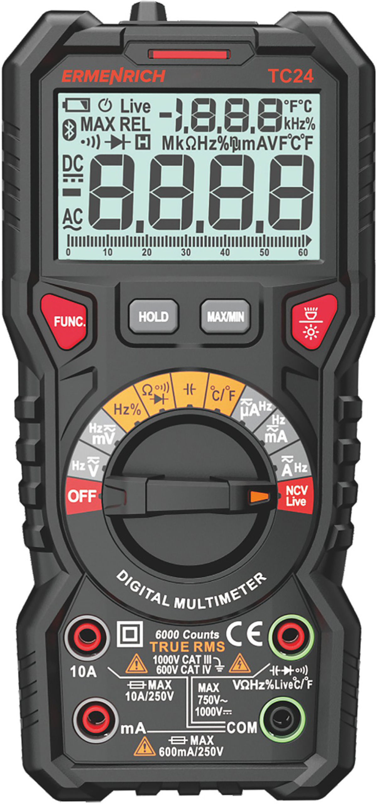 Инструмент/Тестер Цифров мултиметър Ermenrich Zing TC24на ниска цена с бърза доставка - BestPC.BG