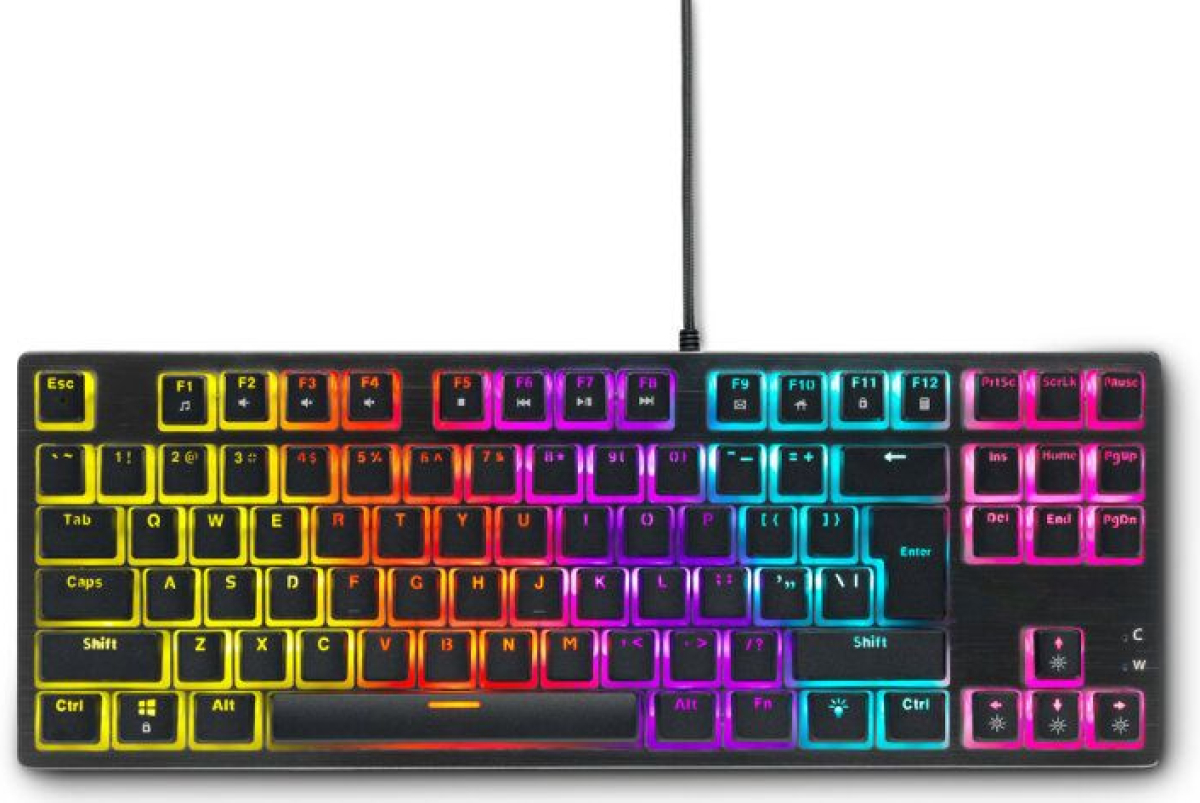 Клавиатура Геймърска Spartan Gear Lochos 2 RGB TKLна ниска цена с бърза доставка - BestPC.BG