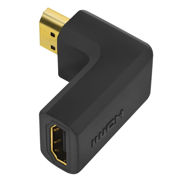 Кабел/адаптер Adapter HDMI M-F, 90 degrees 4K-30, LogiLink AH0005на ниска цена с бърза доставка - BestPC.BG