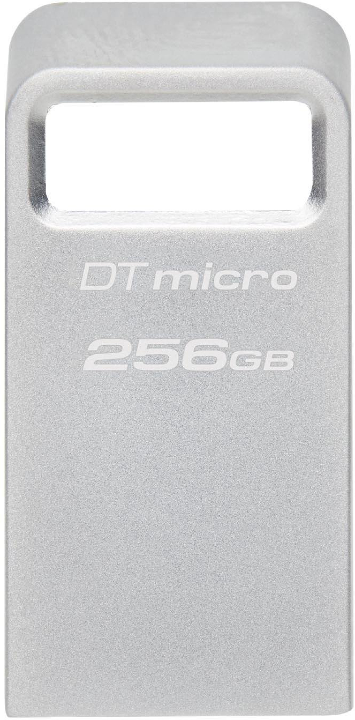 Kingston DataTraveler Micro, 256 GB, 200 MB/s, USB 3.2, Метален корпус, Сребристна ниска цена с бърза доставка - BestPC.BG