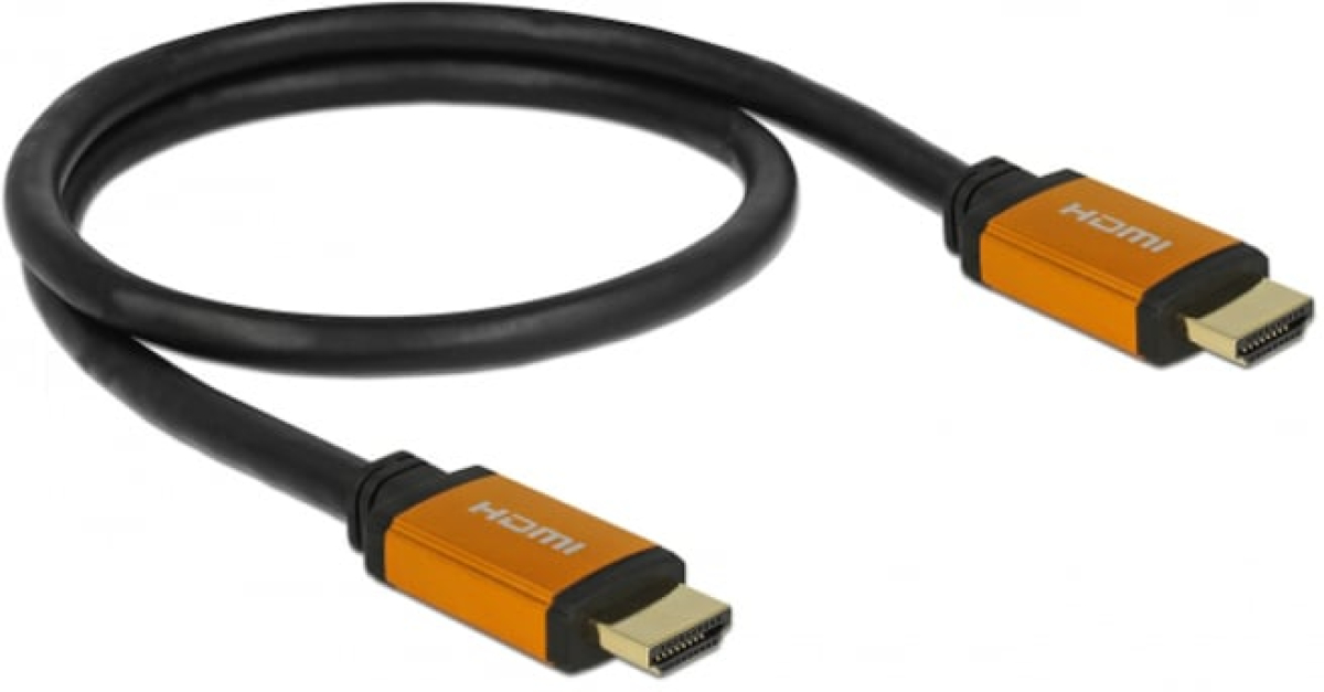Кабел Delock High Speed, HDMI мъжко - HDMI мъжко, 48 Gbit-s, 8K 60 Hz, 1 мна ниска цена с бърза доставка - BestPC.BG