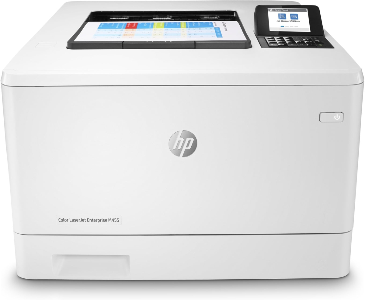 Принтер HP LaserJet Enterprise M455dn - Цветен, За работни групи, Печат до 4000 страници/месецна ниска цена с бърза доставка - BestPC.BG
