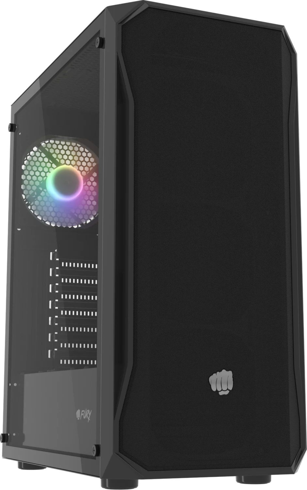 Кутия Fury Gaming Shobo SH4 RGB, Mid Tower, ATX, Micro ATXна ниска цена с бърза доставка - BestPC.BG