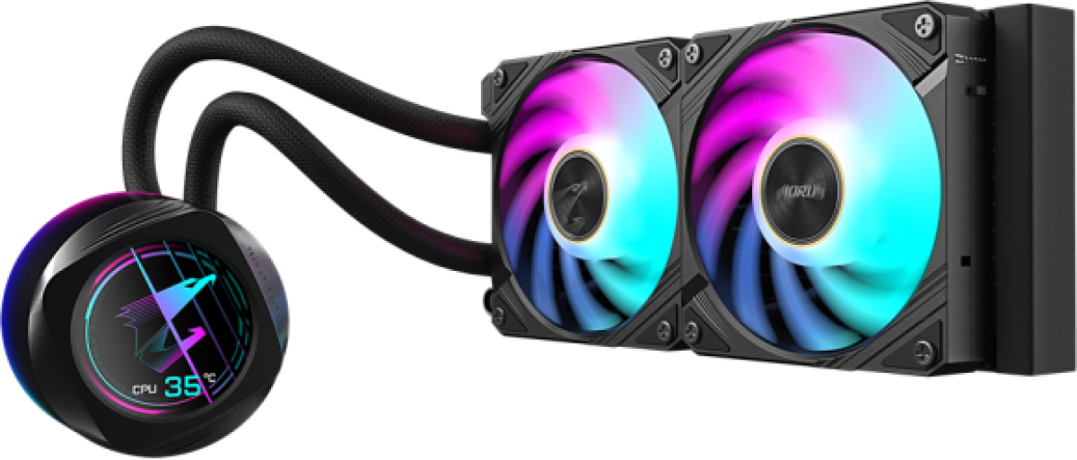 Водно охлаждане Охладител за процесор Gigabyte AORUS WATERFORCE X II 240 Blackна ниска цена с бърза доставка - BestPC.BG