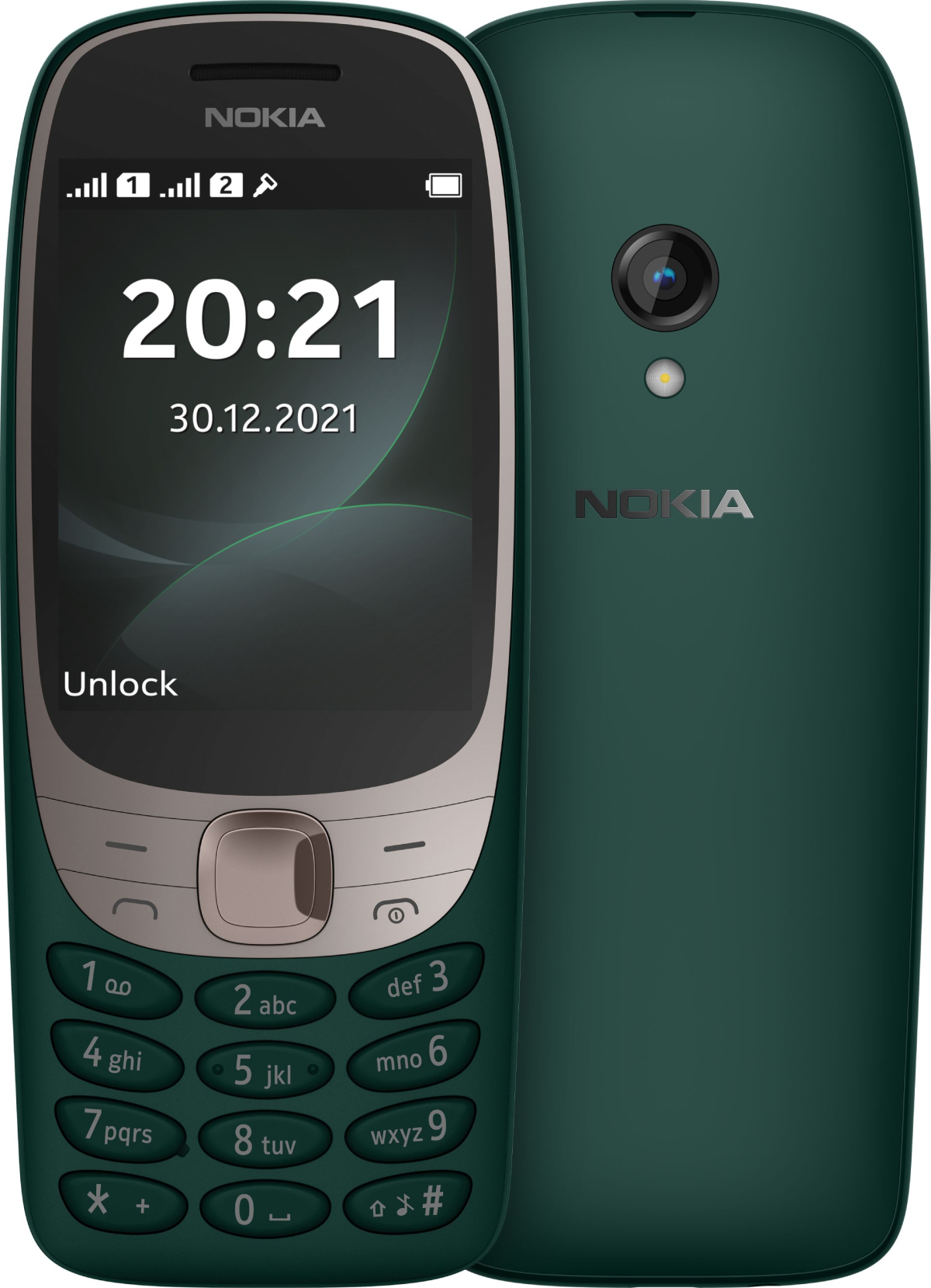 Смартфон NOKIA 6310, 2.8\'\' 240x320, 8 MB, 16 MB, 0.3 MP, FM радио, micro USB, 1450 mAh, Зеленна ниска цена с бърза доставка - BestPC.BG